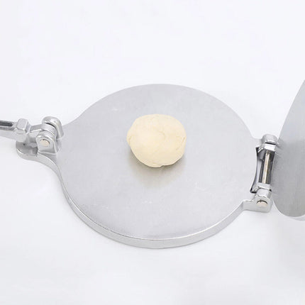 Silver-20cm Premium Tortilla Press Flat Bread Maker Taco Roti Chapati Health Food