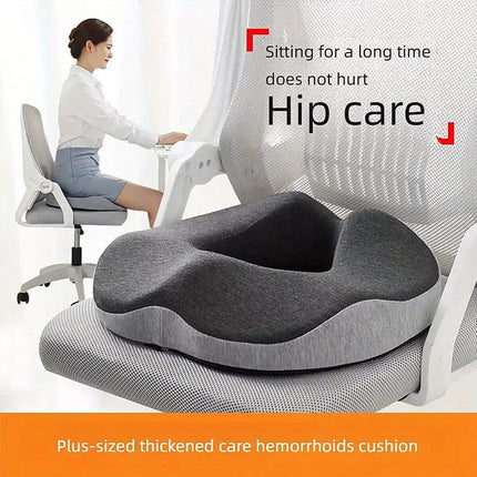 Memory Foam Seat Cushion Breathable Comfort Pad Sedentary Office Chair Support