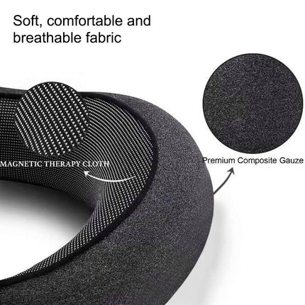 Memory Foam U Shaped Travel Pillow Neck Support Soft Head Rest Plane Car Cushion Black