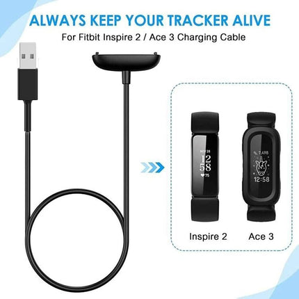 Fitbit Ace3 inspire 2 Replacement Charging Cable Fitness Tracker Watch Charger