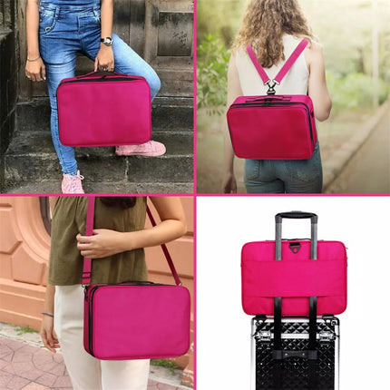 Portable Makeup Bag Cosmetic Case Storage Box Travel Organizer Pouch Toiletry