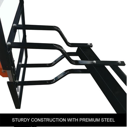 Professional Adjustable Height Basketball Hoop Stand Metal Portable 2.45m-3.05m