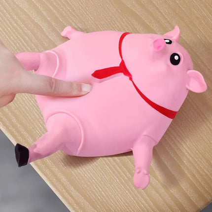 Decompress and Stretch Stress Pig Squeeze Piggy Stress Relief Funny Animals Toy