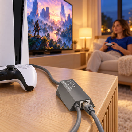 Starlink V2 Ethernet Adapter RJ45 Gigabit Network Adapter 1Gbps Wired LAN Cable