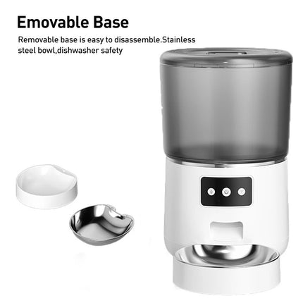 4L Smart Pet Feeder Dog Cat Feeder Wifi APP Control Automatic Food Dispenser