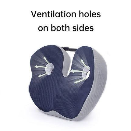 Office Chair Seat Cushion for Sedentary Support Comfort Pillow Pad Home Use Blue