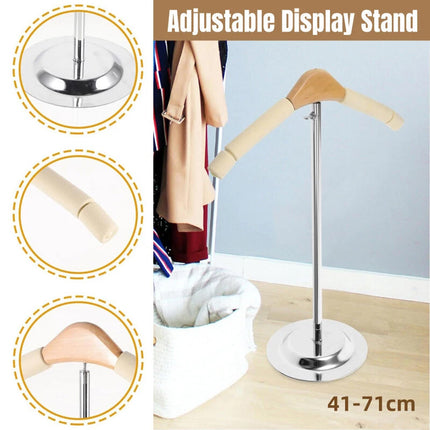 Adjustable T-Shirt Display Stand Shoulder Garment Rack Coat Holder for Clothes