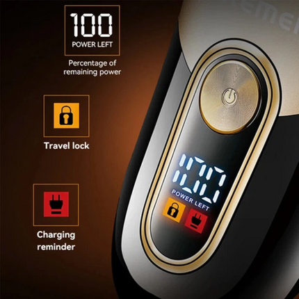 Cordless Foil Shaver Electric USB Rechargeable Wet/Dry Shaver Razor For Men Gift