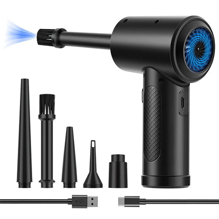 50000 RPM Electric Air Duster 3-Gear LED Dust Blower for Computer Keyboard Car