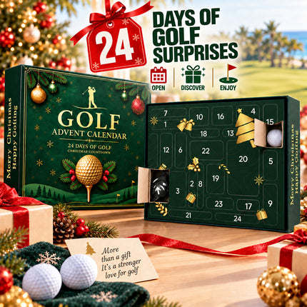 24 Day Golf Advent Calendar with Golf Accessories Christmas Gift for Golfers