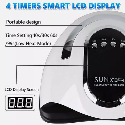 500W Nail Lamp UV LED Light Professional Nail Polish Dryer Machine Gel Curing