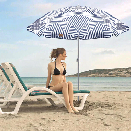 Outdoor Beach Umbrella 1.8m Sun Shade Awning w/Carry Bag Tilt Pool Home Garden