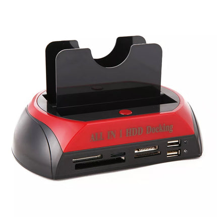 2.5'' 3.5'' Hard Disk Drive Card Reader External HDD Docking Station Kit OTB HUB