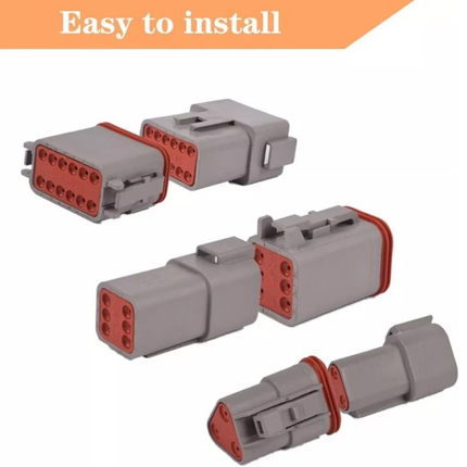 1800PC Deutsch DT Connector Plug Kit With Deutsch Crimp Tool Auto Marine