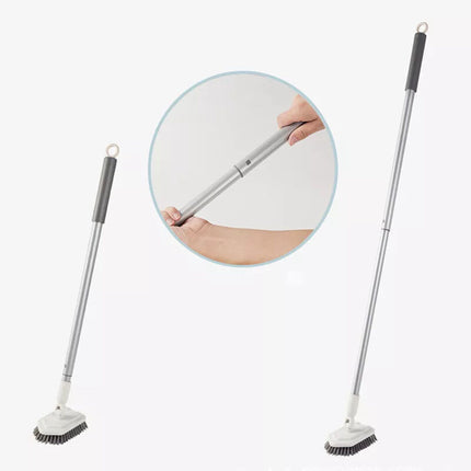 Long Handled Floor Scrubbing Brush Shower Cleaning Brush for Tubs, Tiles, Glass