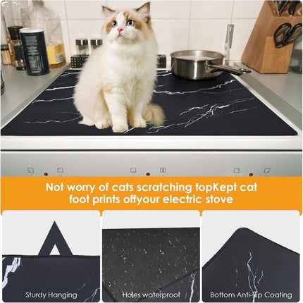 Heat Resistant Rubber Protective Mat Stove Cover Mat Electric Induction Hob Mat