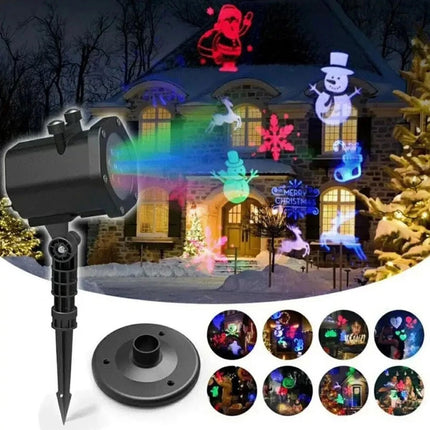 Halloween Laser Led Lamp Party Xmas Patterns Outdoor Christmas Projector Lights