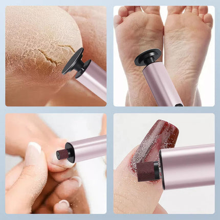 Electric Callus Remover Powerful Electric Foot File Grinder Sander Machine Speed Rose gold