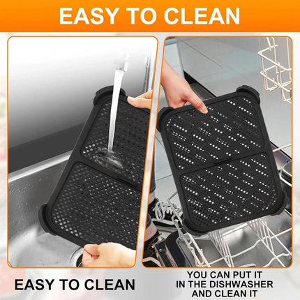Air Fryer Silicone Splatter Screen, 2-Pack Air Fryer Splatter Screen for Ninja