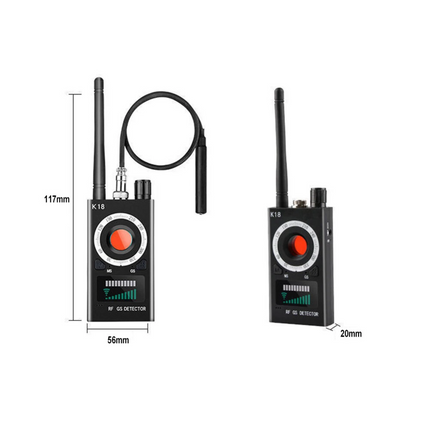 K18 RF Signal detector Anti-spy Detector Camera GSM Audio Bug Finder GPS Scanner