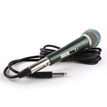 Wired 6.5mm Jack Professional Dynamic Microphone Vocal Handheld Split Microphone