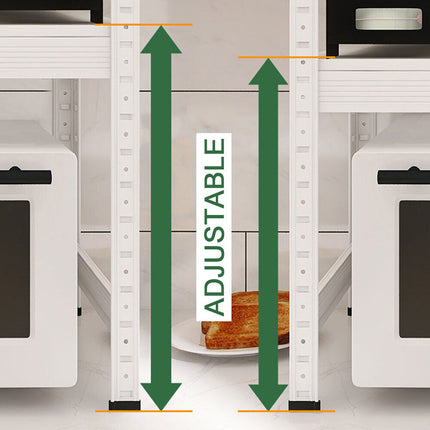 Heavy Duty Adjustable Microwave Shelf Oven Storage Rack Stand Holder Kitchen