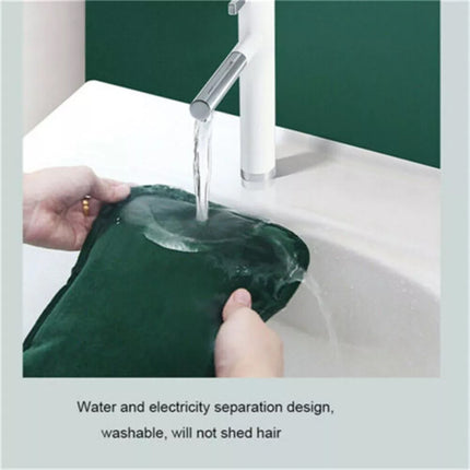 Hand Warmer USB Electric Heating Pad Warmer Graphene Heat Warm Bag Winter Pillow Green