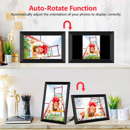 10.1" LED Digital Photo Picture Frame Movie MP4 Player Sensor Control HDMI Port