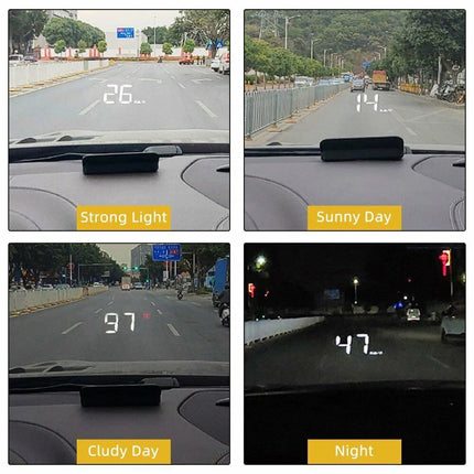Speedometer Universal Car HUD Digital Head Up Display Speed Control Warning