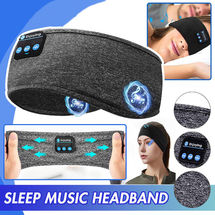 Wireless Bluetooth Headband Sleep Headphones Ultra-Soft Music for Side Running