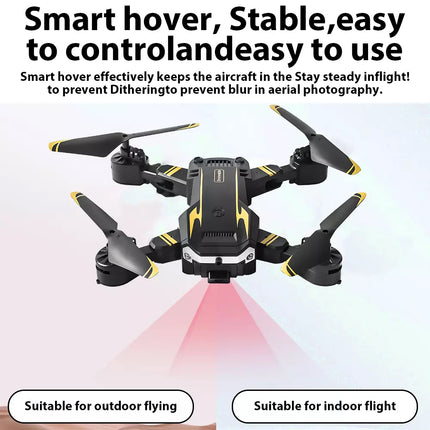 8K Drone HD Dual Camera GPS Drones WiFi FPV Foldable RC Quadcopter 3 Battery