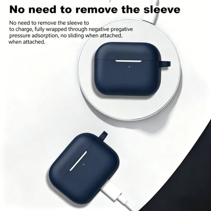 Airpods Pro 2nd Generation Case Protective Cover With Hook Midnight Blue