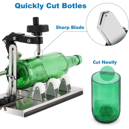 Pro Glass Bottle Cutter for All Shapes DIY Glassbottle Glass Cutting Tool Kit