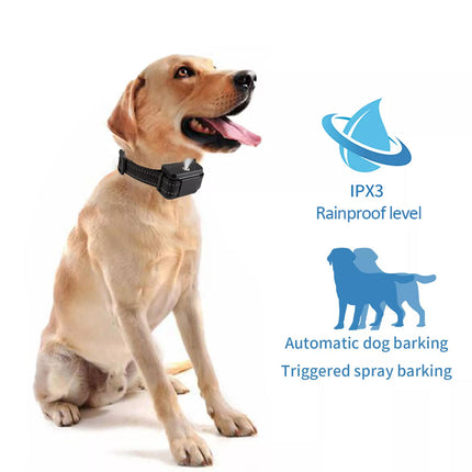 Dog Citronella Anti Bark Spray Rechargeable Collar Training Stop Barking Humane