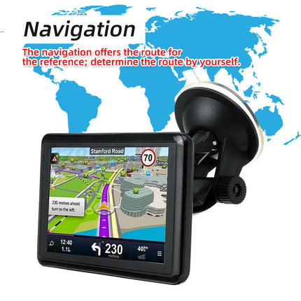 5" Car Truck GPS Navigator System LCD Navigation Sat Nav FM MP4 Speedcam 4G Map