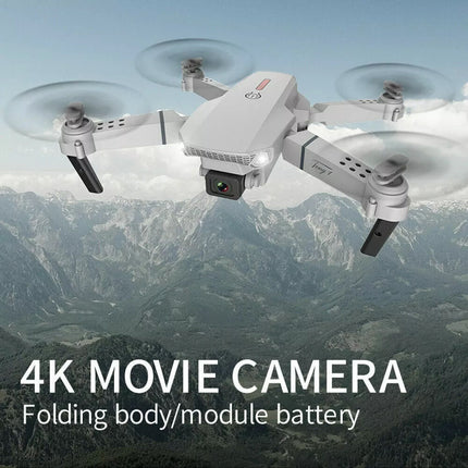 RC Drone with Dual Camera 4K HD WiFi FPV Drone Quadcopter with 3 Batteries