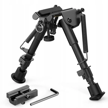 6-9 Inch Foldable Sniper Hunting Rifle Bipod Sling Swivel Shooting Gun Mount