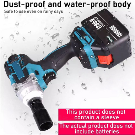 1/2" Cordless Impact Wrench Driver Brushless Rattle Gun For Makita 18V Battery