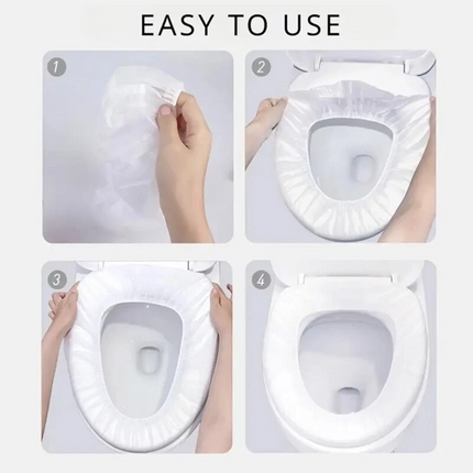40pcs Disposable Toilet Seat Covers Convenient Travel and Public Restroom