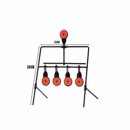 Centra Shooting Target Metal Splatter Archery Resetting Air Riffle Gun Game 2MM
