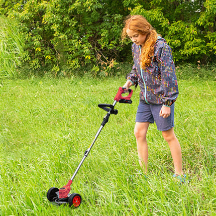 Cordless Grass Trimmer Electric Lawn Mower Whipper Cutter 2x Battery for Makita Black