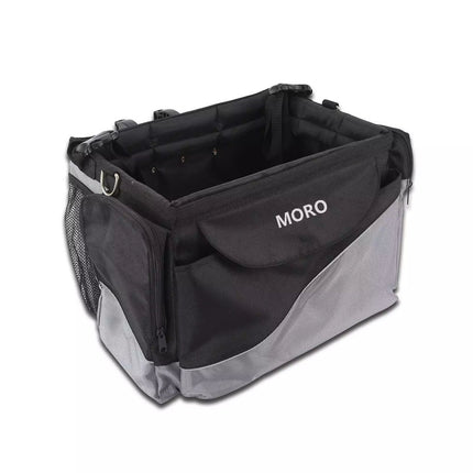 Dog Pet Travel Booster Bag Basket Cat Puppy Bike Seat Carrier With Safety Belt