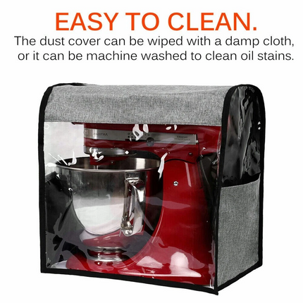 Dustproof Kitchen Aid Mixer Cover with Organizer Bag for Kitchenaid Stand Mixer