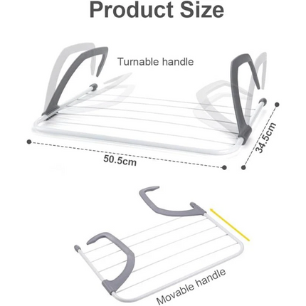 Hanging Clothes Airer Drying Rack Laundry Hanger Dryer Portable Over Door