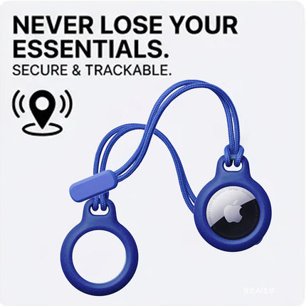 Apple AirTag Lanyard Case Protector Cover Blue