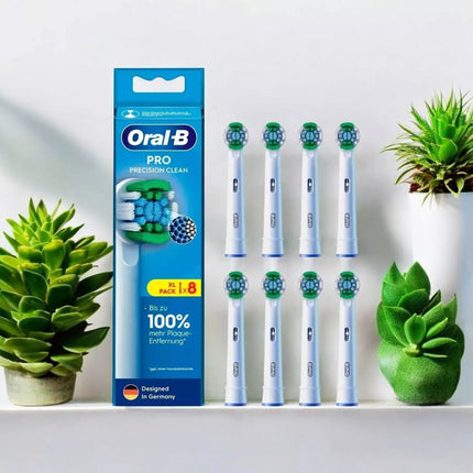 8Pcs Replacement for ORAL B Braun Electric Toothbrush Head Precision Clean