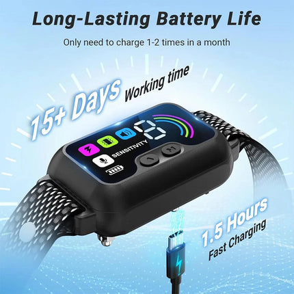 Anti Bark Dog Collar Auto Stop Barking Training Collar Obedience Rechargeable