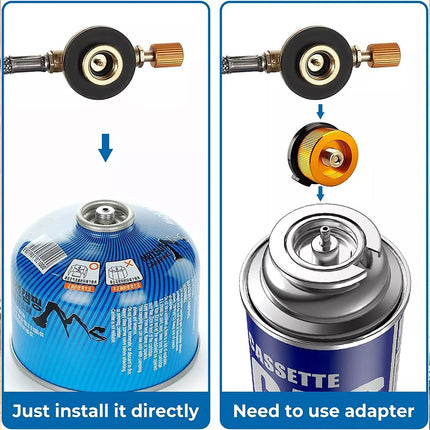 Portable Gas Propane Cooker Single Burner Outdoor Camping Picnic Windproof Stove