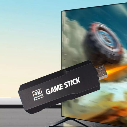 128G 41000+4K HDMI TV Video Game Stick Retro Gaming Console w/ 2 Wireless ControllGY