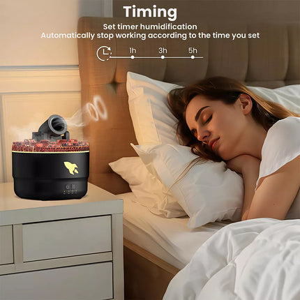 Cannon LED Essential Oil Diffuser Aroma Aromatherapy Air Ultrasonic Humidifier White